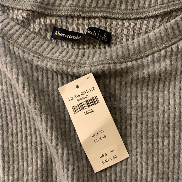 Abercrombie & Fitch Tie Front Shirt, size L, BNWT - Picture 4 of 5